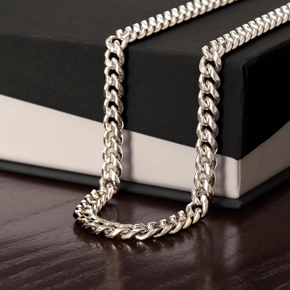 Mens Cuban Link Chain Necklace