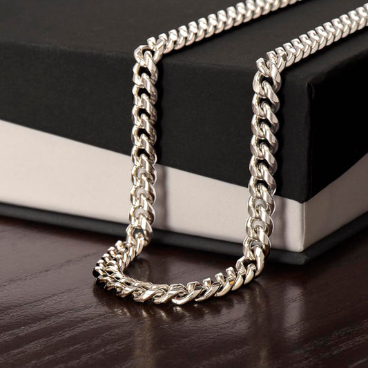 Mens Cuban Link Chain Necklace