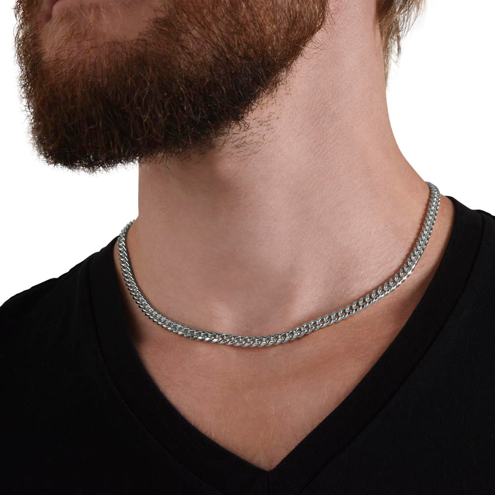 Mens Cuban Link Chain Necklace