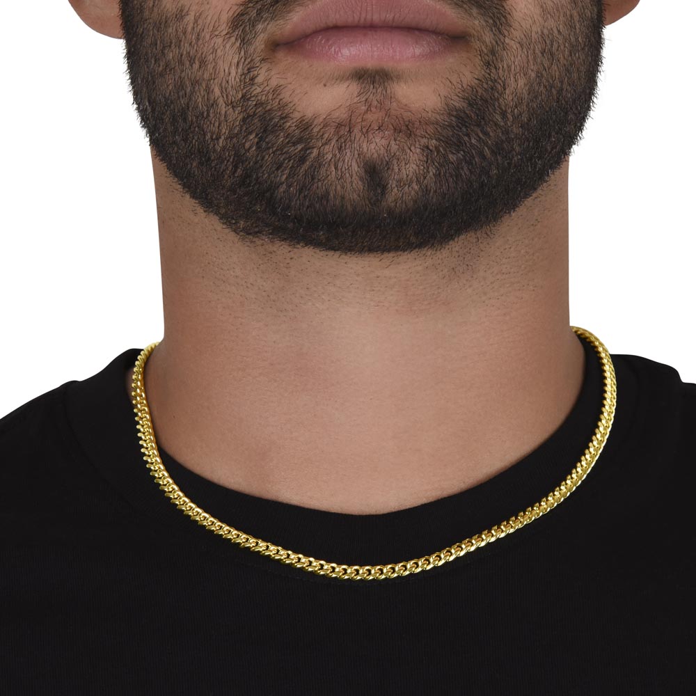 Mens Cuban Link Chain Necklace