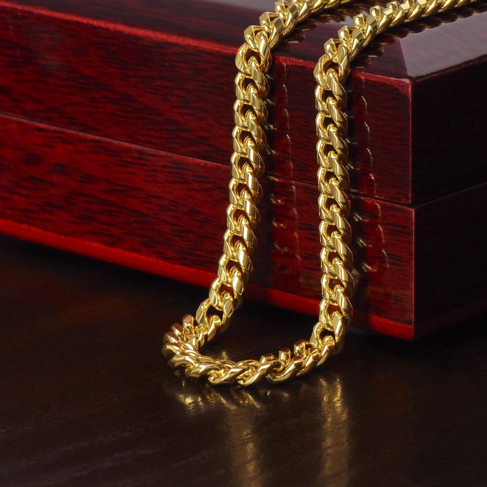 Mens Cuban Link Chain Necklace