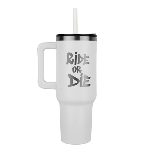 Pinnacle 40oz Tumbler "Ride or Die"