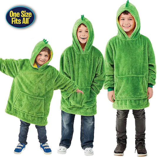 Kids hoodie blanket