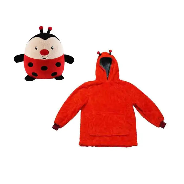Kids hoodie blanket