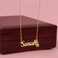Custom Name Necklace with Birthstone
