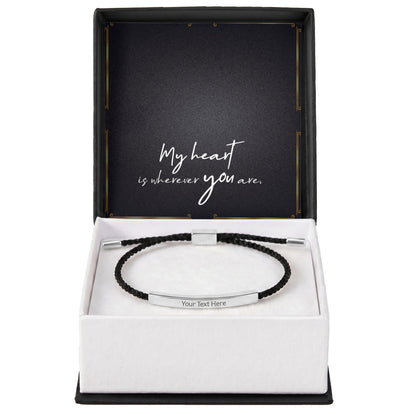 Nylon Bracelet - Engraved