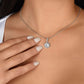 To My Daughter 14k white gold finish over stainless steel