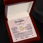 To My Daughter,Love Knot Necklace.