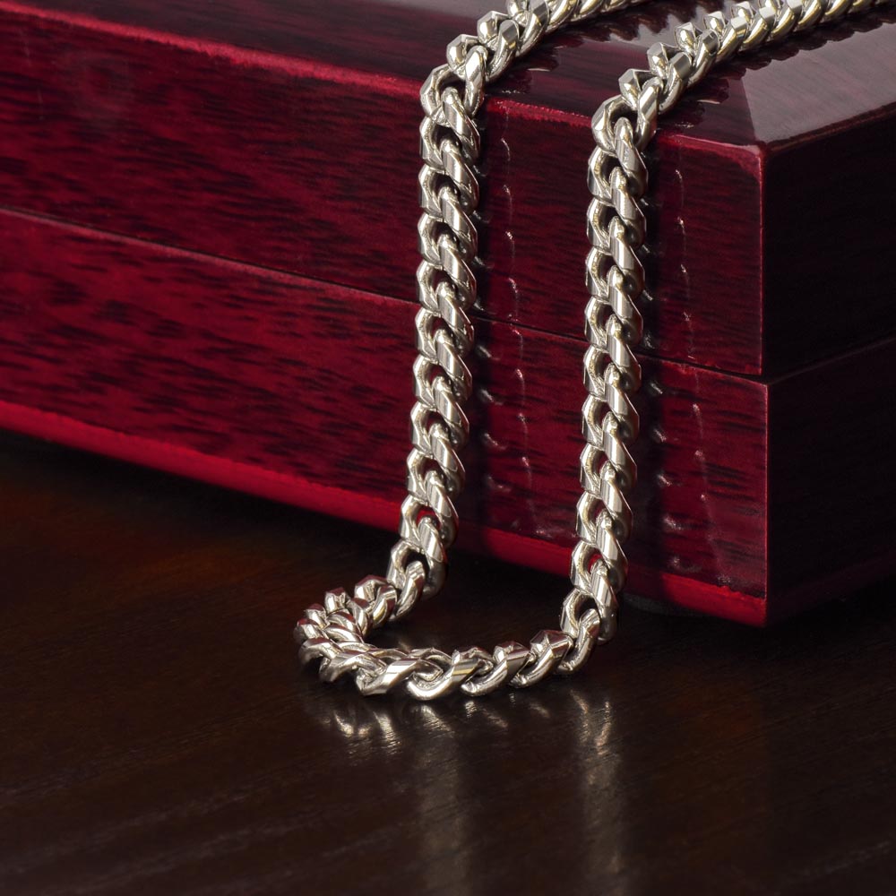 Mens Cuban Link Chain Necklace