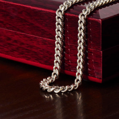 Mens Cuban Link Chain Necklace