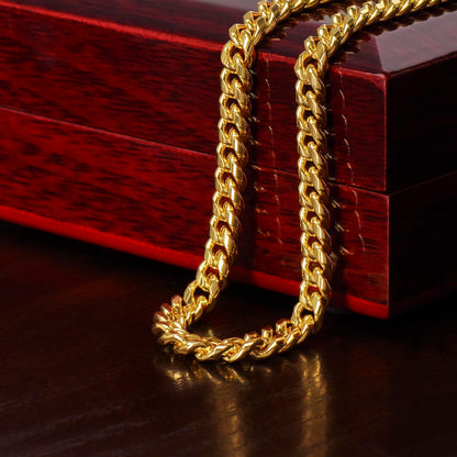 Mens Cuban Link Chain Necklace
