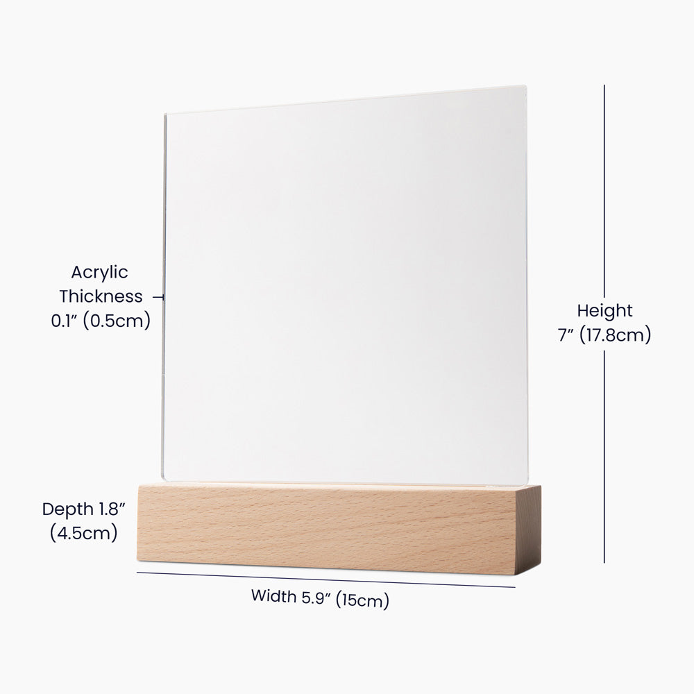 Printed Square Acrylic Plaque
