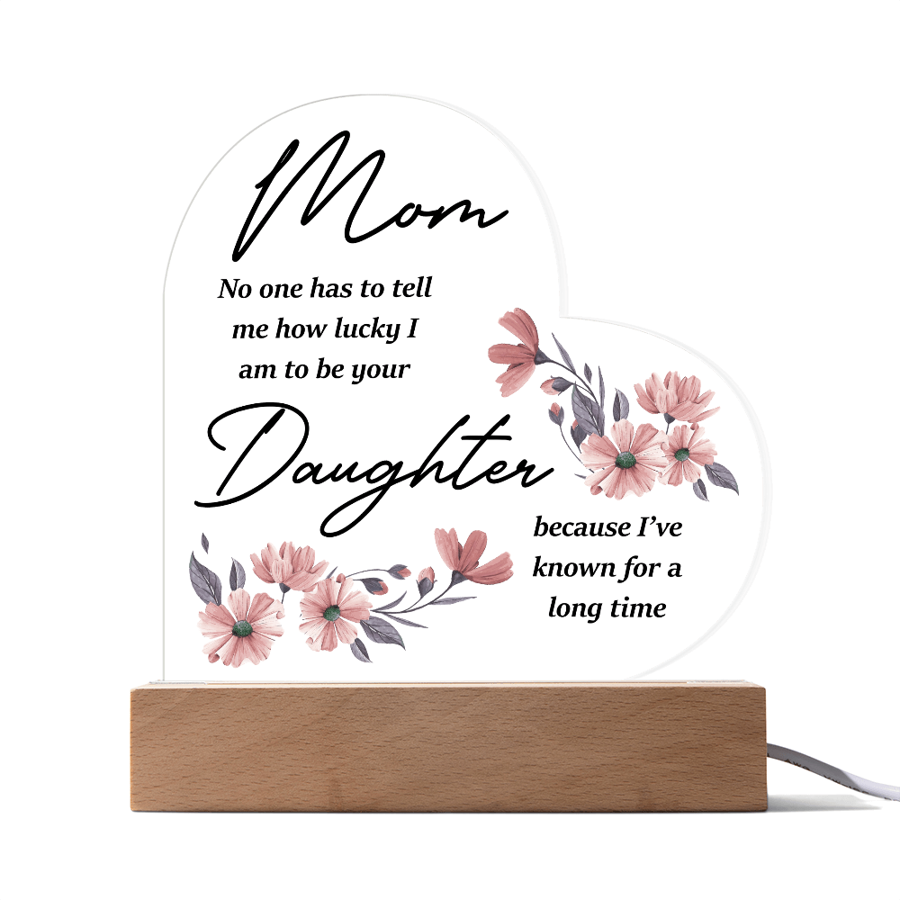 Acrylic Heart Plaque