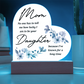Acrylic Heart Plaque