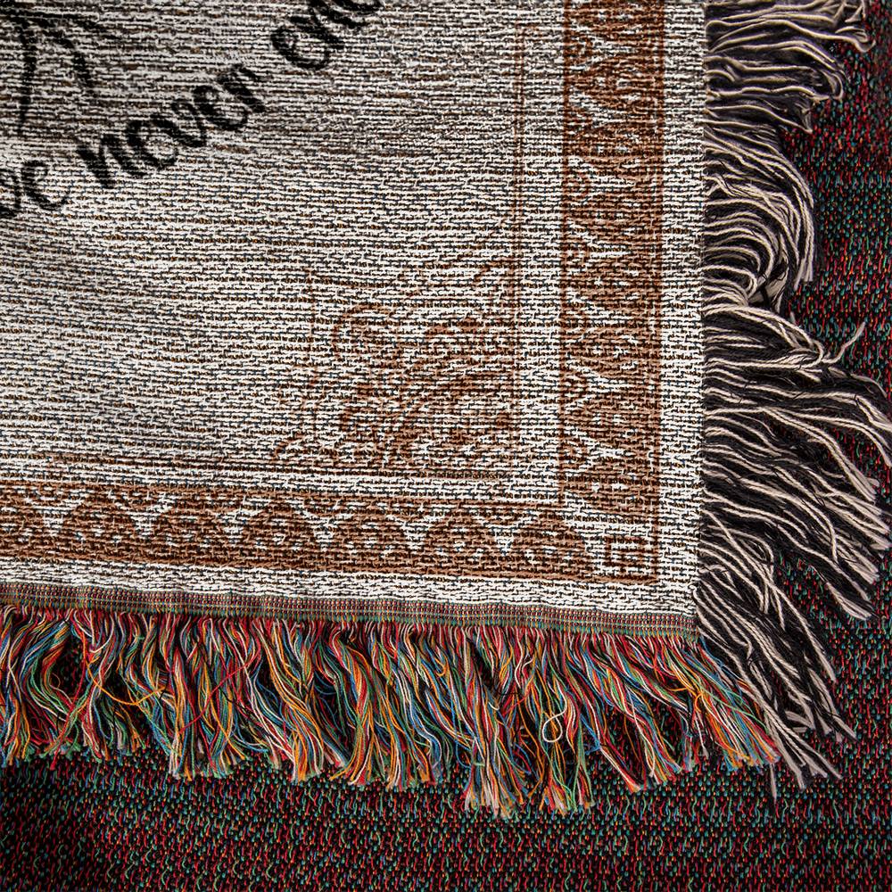 Family Heirloom Woven Blanket (Portrait)