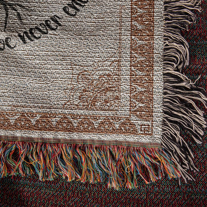 Family Heirloom Woven Blanket (Portrait)