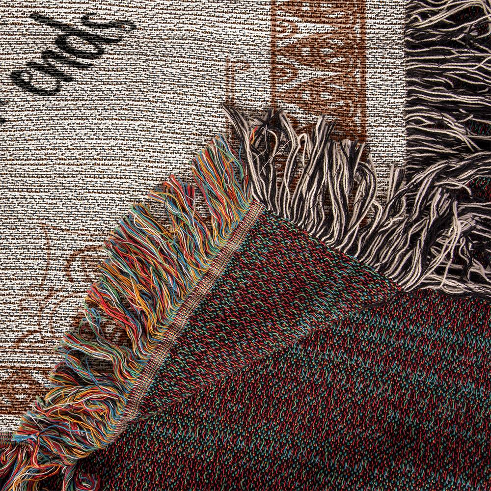 Family Heirloom Woven Blanket (Portrait)