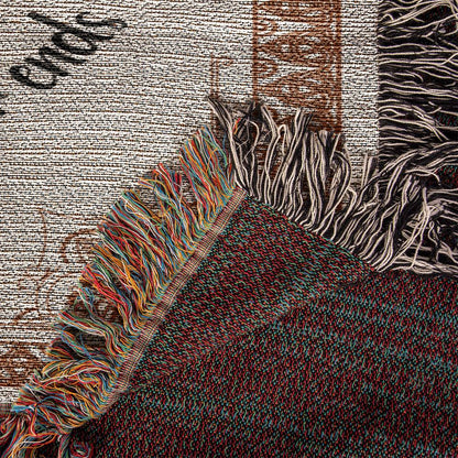 Family Heirloom Woven Blanket (Portrait)