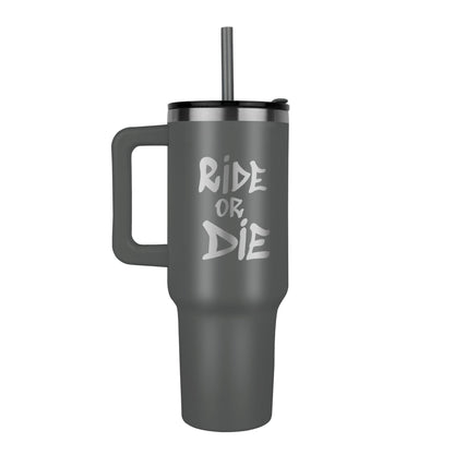 Pinnacle 40oz Tumbler "Ride or Die"