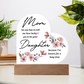 Acrylic Heart Plaque