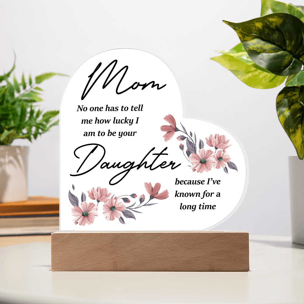 Acrylic Heart Plaque