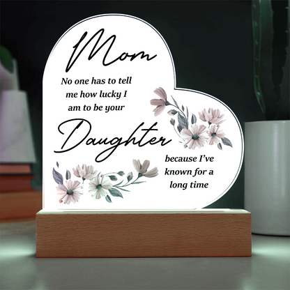 Acrylic Heart Plaque