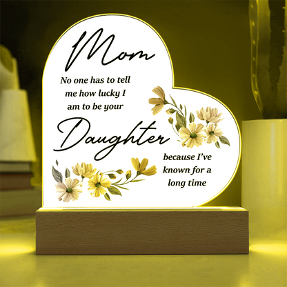 Acrylic Heart Plaque