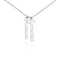 Give your special someone a custom vertical necklace made just for them! Our Personalized Vertical Name Necklace is the perfect gift for your loved ones and will become a versatile accessory for any occasion. From a heart-warming holiday present, anniversary or birthday gift, or just because, this unique necklace adds a trendy touch to any outfit.