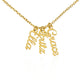Give your special someone a custom vertical necklace made just for them! Our Personalized Vertical Name Necklace is the perfect gift for your loved ones and will become a versatile accessory for any occasion. From a heart-warming holiday present, anniversary or birthday gift, or just because, this unique necklace adds a trendy touch to any outfit.