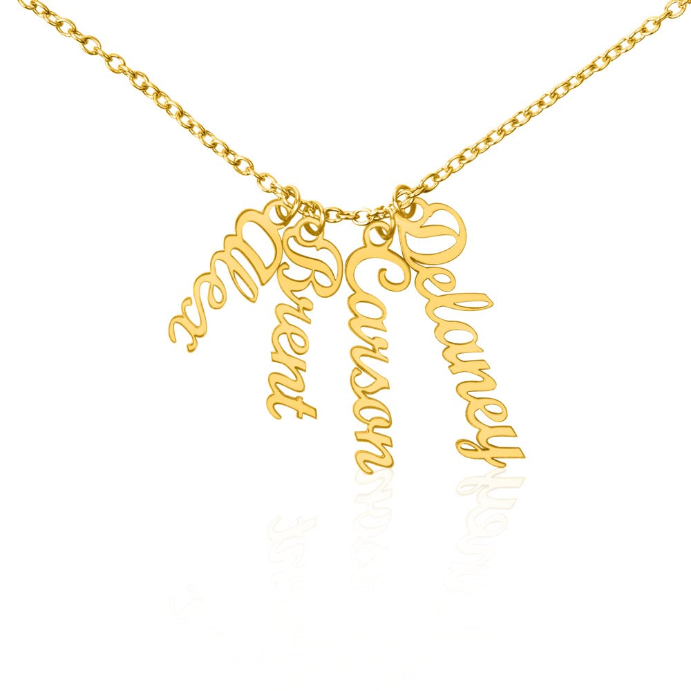 Give your special someone a custom vertical necklace made just for them! Our Personalized Vertical Name Necklace is the perfect gift for your loved ones and will become a versatile accessory for any occasion. From a heart-warming holiday present, anniversary or birthday gift, or just because, this unique necklace adds a trendy touch to any outfit.