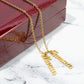 Give your special someone a custom vertical necklace made just for them! Our Personalized Vertical Name Necklace is the perfect gift for your loved ones and will become a versatile accessory for any occasion. From a heart-warming holiday present, anniversary or birthday gift, or just because, this unique necklace adds a trendy touch to any outfit.