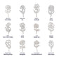 Flower Name Necklace