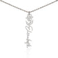 Flower Name Necklace
