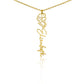 Flower Name Necklace