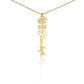 Flower Name Necklace