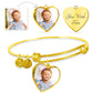 Heart Bracelet with Engraving
